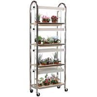 Grow Light Cart on Wheels, 4-Tier