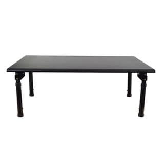 Luxor Black Laminate 32-inch Portable Desktop Converter with Foldable Legs