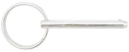 3/16 Dia, 1.00 Grip Lg, Quick Release Pins, Steel (1 Each)