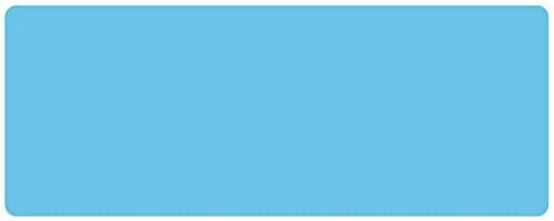 United Ad label Paper Rectangles, 2-1/4" x 7/8", Light Blue - 500 Label Per Roll