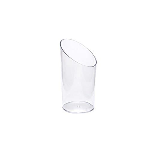 Bluesky Trading MiniWare Clear Angled Cups, 2.5 oz (Pack of 10) - Elegant Design | Perfect for Every Special Occasion