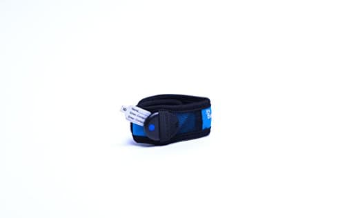 My Buddy Tag with Velcro Wristband, Blue