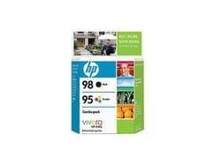 Hewlett-Packard HP 95/98 Ink Cartridges,420 Pg Yld BK,330 Pg Yld Clr,2/PK