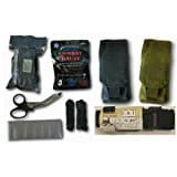 Advanced Operators, and Patrol Officers Trauma Kit - IFAK individual first aid kit for advanced wound treatment (Black Pouch)