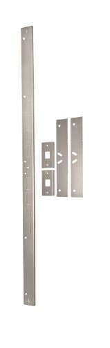 Door Armor MAX Combo Set - Satin Nickel by Armor Concepts LLC