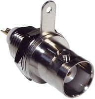 AMPHENOL CONNEX 112426 RF COAXIAL, BNC, BLKHD JACK, 50 OHM, SOLDER (5 pieces)