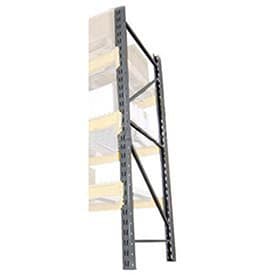 Husky Double Slotted Pallet Rack Upright Frame, Steel, 192"H x 42"D