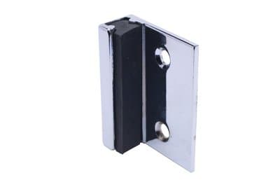Strike & Keeper Outswing Wall Mount chrome plated, zamak