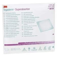 Tegaderm Superabsorber Dressing 10cm x 10cm (x10)