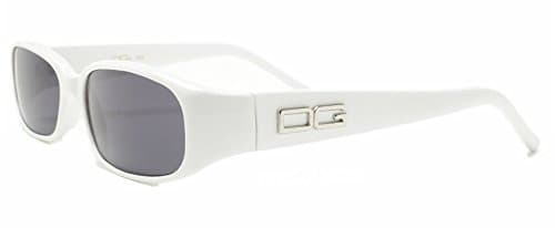D.G DG ® Eyewear - White with Smoke Mirror Flash Lens Ladies Designer Women's Sunglasses