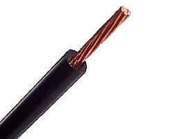 300FT 8 AWG Cathodic Protection Cable HMW/PE Stranded - 7 STR - 75C - 600V - Black