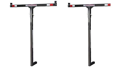 Tricam SLE-1 2 in 1 E-Z Hitch Mounted Load Extender, 350-Pound Capacity, Black Finish (2-Pack)