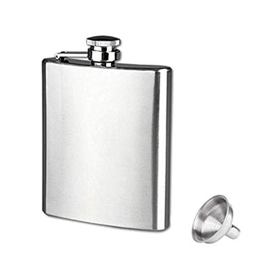 Morza Mini Portable Hip Flask 4 5 6 7 8 9 10 18 oz Stainless Steel Hip Liquor Alcohol Bottle Flask with Cap Funnel