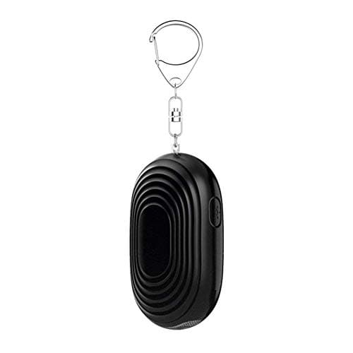 JICSON 130Db Personal Security Alarm Key Chain with LED Flashlight (Multicolour)