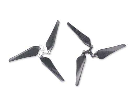 DJI 9" 9443 Upgrade Replacement 3-Blade Folding Props Carbon Fiber Self-tightening Propellers 2Pcs (1 Ccw + 1 Cw) for Phantom 2 Phantom 2 Vision Phantom 2 Vision+ Quadcopter
