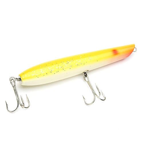 Stan Gibbs Lures Pencil Popper Yellow 6" 1.5oz