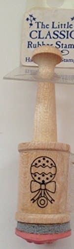 Baby Rattle Wood Mounted Peg Rubber Stamp (9105)