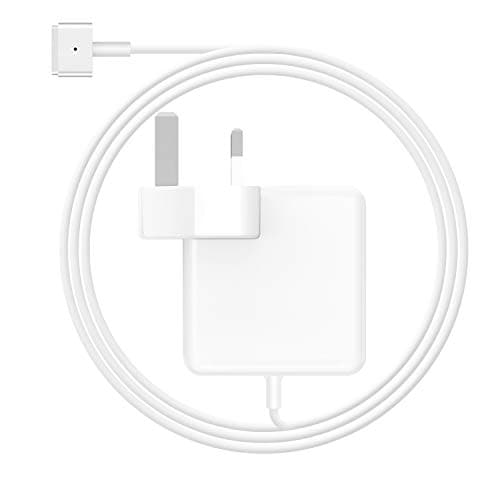 MARVELLER Compatible With Macbook Pro Charger 85W Magsafe 2 Power Adapter MacBook Retina 13" 15" 17"-Inch, Mid 2012, 2013, 2014, Mid 2015 Mac Retina Display Models A1502 A1424 A1398 A1466 (UK Plug)