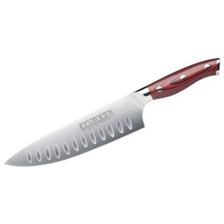 8" Chef Knife Crimson SH Straight Handle