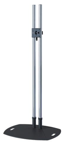 Premier Mounts PSD-TL84 Dual-Pole Floor Stand - Up to 160lb Plasma Display - Black, Chrome - Floor-mountable - PSD-TL84