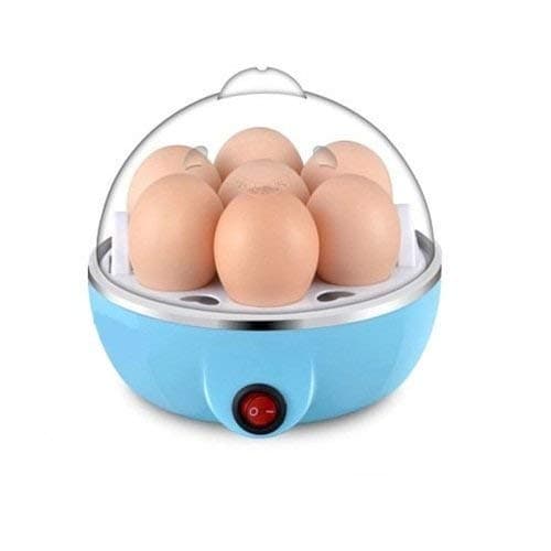 Hk Villa Stainless Steel 7 Egg Cooker, Egg Boiler, Egg Poacher Electric, Egg Steamer, Egg Boiler Electric Automatic Off for Steaming, Cooking, Boiling and Frying Home Machine Egg Boiler with Egg Tray egg boiler 7 eggs
