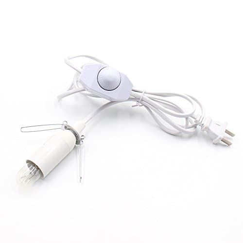 Y-STOP Himalayan Salt Lamp Cord with Dimmer Switch Original Replacement cord with One 15W Bulbs