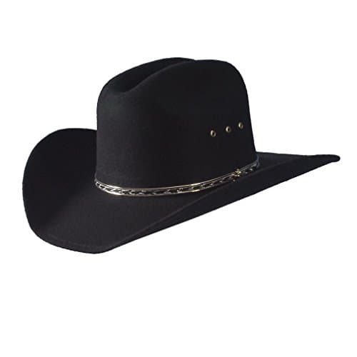 Black Felt Cattleman Hat by Turner Hat (Cowboy Hat)