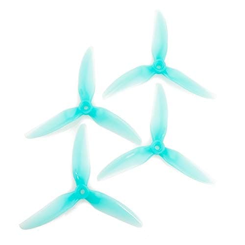 10 Pair HQ Prop DP 5x4.8x3 V1S Tri-Blade 3 Blade Propellers Props for FPV Racing Light Blue