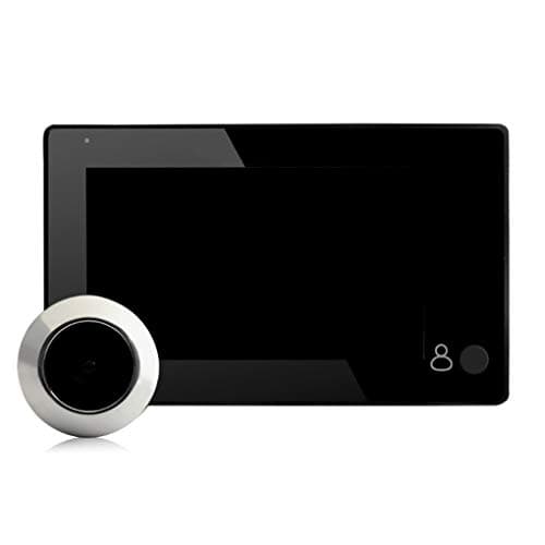 Luckiests 43CH 4.3 Inch TFT Display Electronic Peephole Viewer Digital 145 Degrees Wide Angle Wireless Door Camera