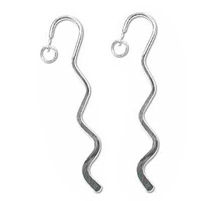 Silver Plated Bookmark - Fun Craft Beading Project 3.35 Inches (2)