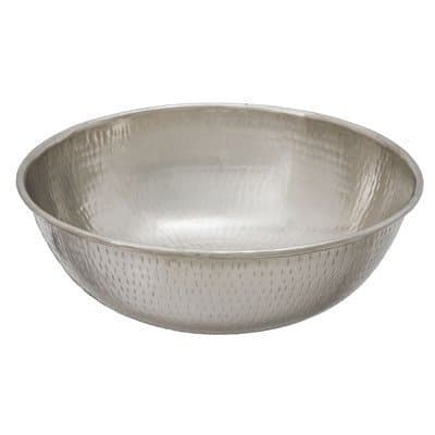 Thompson Traders P-23-1223-A Petit Manet Round Hand Hammered Vessel Bathroom Sink by Thompson Traders