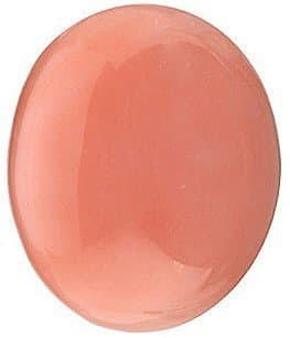 Oval Shape Cabochon Pink Coral Gemstone Grade AA, 11.00 x 9.00 mm in Size