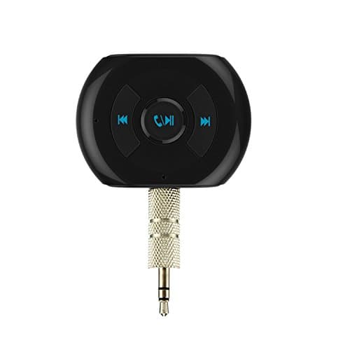 Buwei Bluetooth Receiver, Hand Free Car Kits Wireless Audio Receiver Aux 3.5mm Music Bluetooth Adapter for Home / Car Stereo System