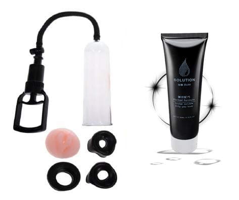 Magical Effective Plastic Transparent Prolong pe-NIS Enhancer Vacuum Pump with Pull Handle