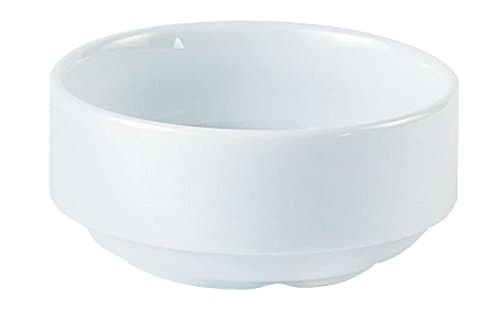 Porcelite 360210 Unhandled Soup Cup, 28 cL/10 oz. (Pack of 6)