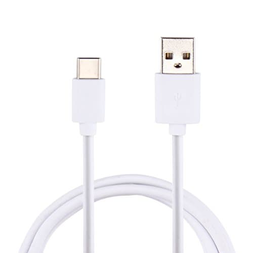 Data Cables 1m USB-C / Type-C to USB 2.0 Data / Charger Cable for Samsung Galaxy S8 & S8 + / LG G6 / Huawei P10 & P10 Plus / Oneplus 5 / Xiaomi Mi6 & Max 2 /and other Smartphones ( Color : White )