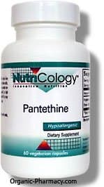 Pantethine - 60 Veg caps - Nutricology