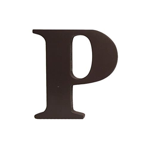 Espresso Nursery Wall Hanging Letter P