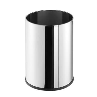 Standard Hotel 2.38 Gallon Trash Can Color: Chrome