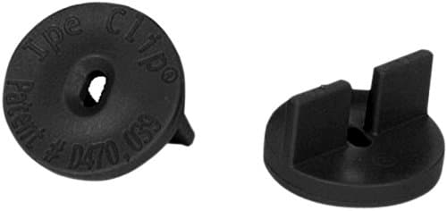 Ipe Clip IC-SBL Standard Short Black Hidden Deck Fasteners 175-Piece kit