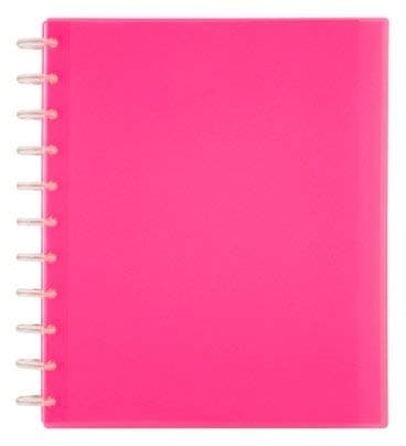 TUL Custom Note-Taking System Discbound Student Notebook, Letter Size, 3-Subject, Pink