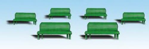 Park Benches Ho Scale Woodland Scenics