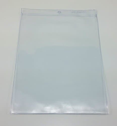 Amram Vinyl Tag Holders and Envelopes 9 3/16 Inch x 12 5/16 Inch 50 Pieces Includes 100 Pieces of Cable Ties