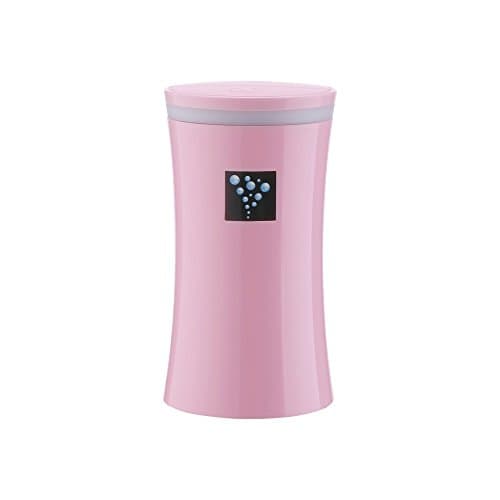 IVLWE Portable USB Ultrasonic Air Humidifier Water Diffuser Mist Maker for Bedroom/Car/Office/Desk Usage 230ML (pink)