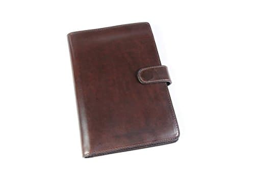 Vachetta Padfolio Writing Journal w/Tablet Sleeve (Walnut)