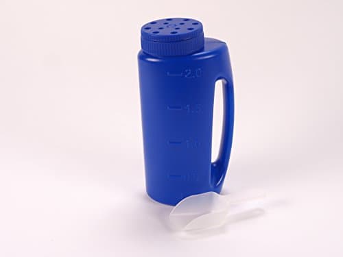 Morrison Seed Spreader for Garden and Lawn Handheld Easy Grip Durable for Large and Small Area with Scoop for Seed