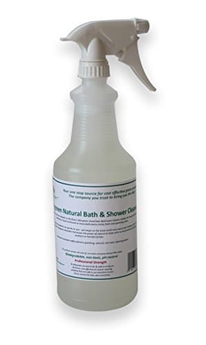 Non-Toxic Bath And Shower Cleaner by UberGreen | Cleans Soap Scum, Showers, Tile, Toilets, Grout, And Mirrors