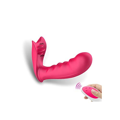 Silicone Shake Pantie Shakeerfly C String Wearable Toy Covertoral Stimulation Mens Happy Toys for Women,Rose