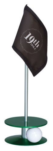 Anne Stone Golf Putt-A-Round 19th Hole Flag 1 Putting Aid, Green, Small by Anne Stone Golf
