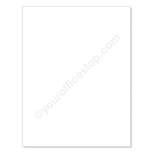 8.5" x 11" White Laser & Inkjet Printer Labels 1 Up (500 Labels)